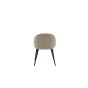 Zako eetkamerstoel - ruitpatroon - linnnenlook - beige
