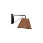 Nico wandlamp - rattan - naturel