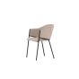 Eveline eetkamerstoel - velvet - beige