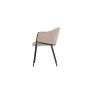 Eveline eetkamerstoel - velvet - beige