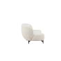 Daniele organische 3-zits bank - 224 cm - boucle - wit