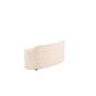 Chiara eetkamerbank - boucle - 160 cm - wit