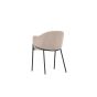 Eveline eetkamerstoel - velvet - beige