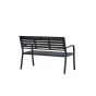 Layla tuinbank - 125 cm - zwart
