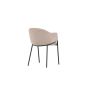 Eveline eetkamerstoel - velvet - beige