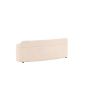 Chiara eetkamerbank - boucle - 160 cm - wit
