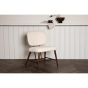 Miso fauteuil - teddy - wit
