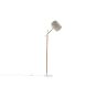 Nico vloerlamp - hout - wit