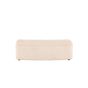 Chiara eetkamerbank - boucle - 160 cm - wit