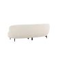 Daniele organische 3-zits bank - 224 cm - boucle - wit