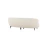 Daniele organische 3-zits bank - 224 cm - boucle - wit