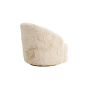 Mehta fauteuil - fake fur - beige