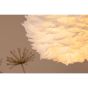 Rumi ronde hanglamp - ø 30 cm - witte veren