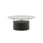 Donatella ronde salontafel - ø90 cm - glas
