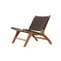 Veno fauteuil - lederlook - bruin