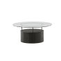 Donatella ronde salontafel - ø90 cm - glas