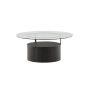 Donatella ronde salontafel - ø90 cm - glas