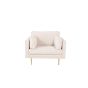 Sino fauteuil - ribstof - lichtgrijs