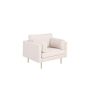 Sino fauteuil - ribstof - lichtgrijs