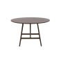 Isabella ronde eettafel - ø100 cm - donkerbruin