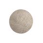 Alba ronde vloerkleed - ø200 cm - beige