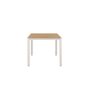 Mehmet tuintafel - 210 x 90 cm - beige/houtlook