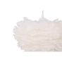 Rumi ronde hanglamp - ø 30 cm - witte veren
