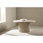 Ilia ronde salontafel - ø80 cm - travertinlook