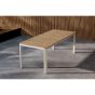 Mehmet tuintafel - 210 x 90 cm - beige/houtlook
