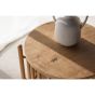Farouk ronde bijzettafel - ø45 cm - naturel