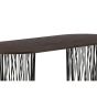 Seko deens ovale eettafel - 220 x 100 cm - mokka