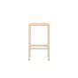 Polsty barkruk 63 cm - rattan - beige
