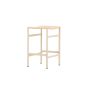 Polsty barkruk 63 cm - rattan - beige