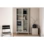 Salvo vitrinekast - 90 x 190 cm - beige