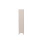 Salvo vitrinekast - 90 x 190 cm - beige