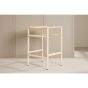 Polsty barkruk 63 cm - rattan - beige