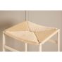Polsty barkruk 63 cm - rattan - beige