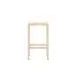 Polsty barkruk 63 cm - rattan - beige