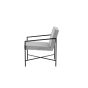 Nara fauteuil - velvet - grijs