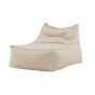 Livia loungepoef - stof - beige
