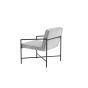 Nara fauteuil - velvet - grijs