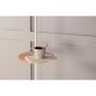 Elara vloerlamp - hout - wit