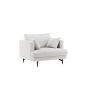 Ruma fauteuil - ribstof - beige