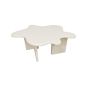 Jensen organische salontafel - 116 x 76 cm - beige