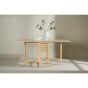 Azzurra uitklapbare eettafel - 80 x 150 cm - naturel