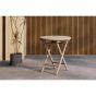 Youssef ronde tuintafel - Ø70 cm - naturel