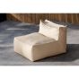Noura lounge bank midden - beige