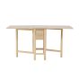 Azzurra uitklapbare eettafel - 80 x 150 cm - naturel