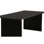 Tiko rechthoekige eettafel - 200 x 100 cm - zwart