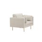Sino fauteuil - ribstof - lichtgrijs